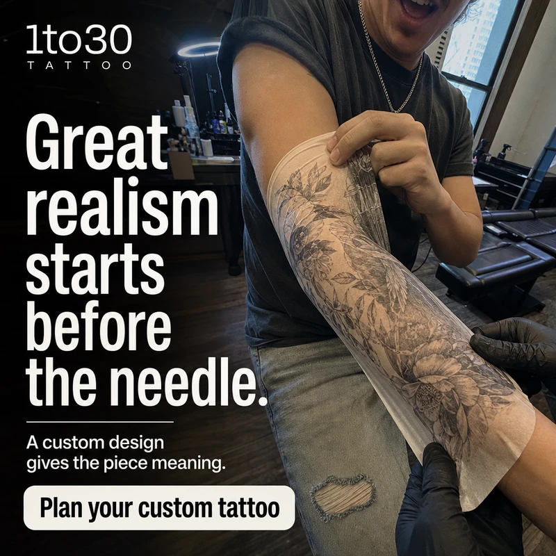 Great realism starts before the needle.