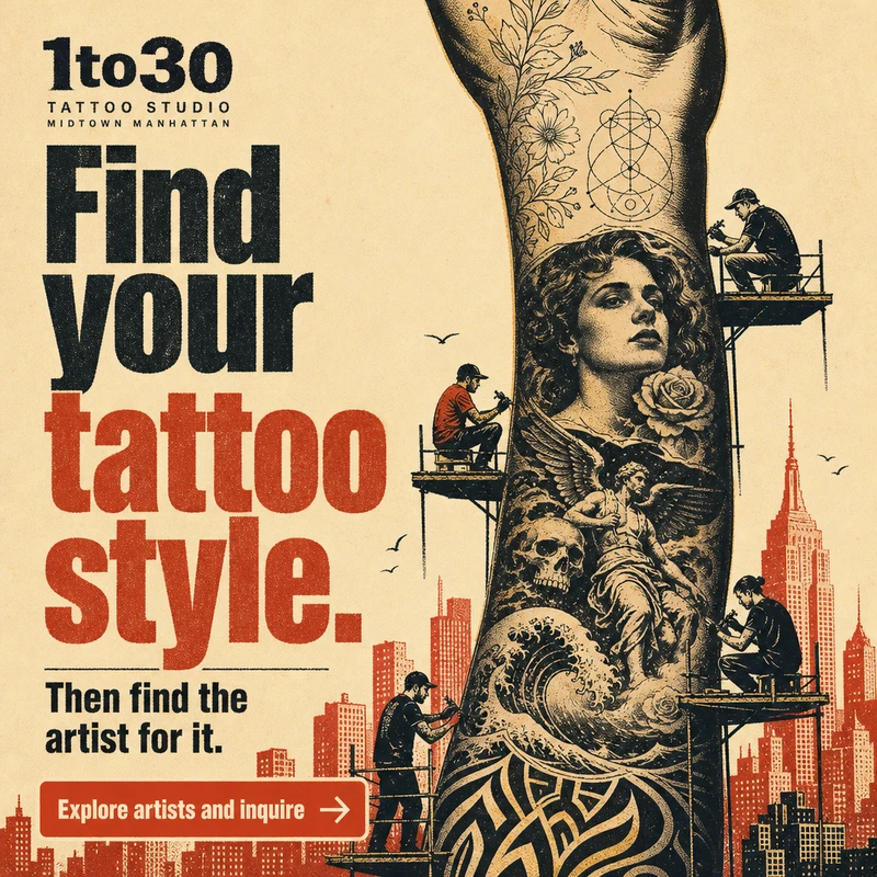 Find your tattoo style.