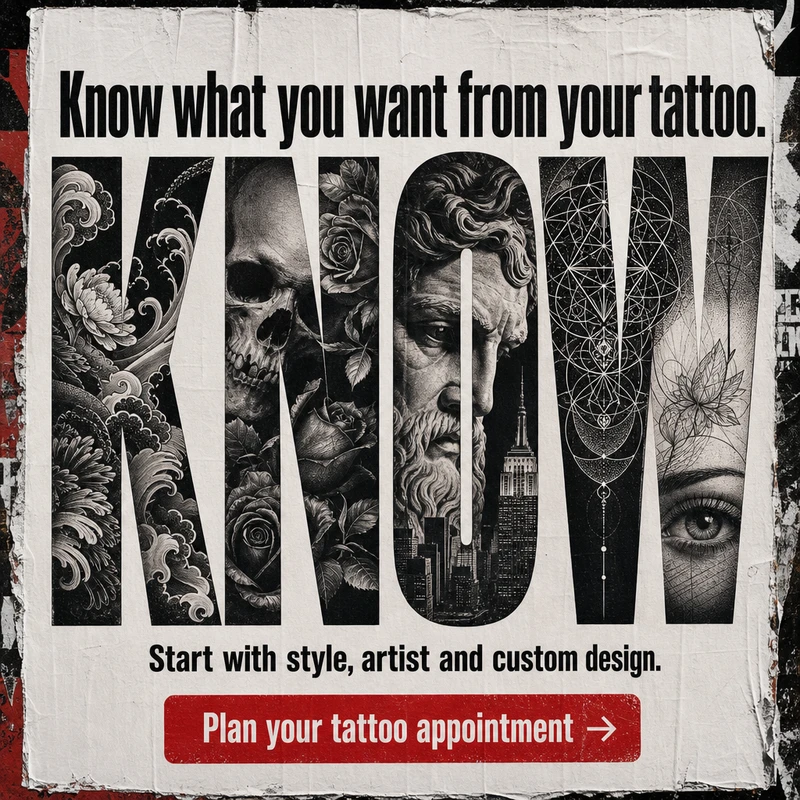 Know what you want from your tattoo.