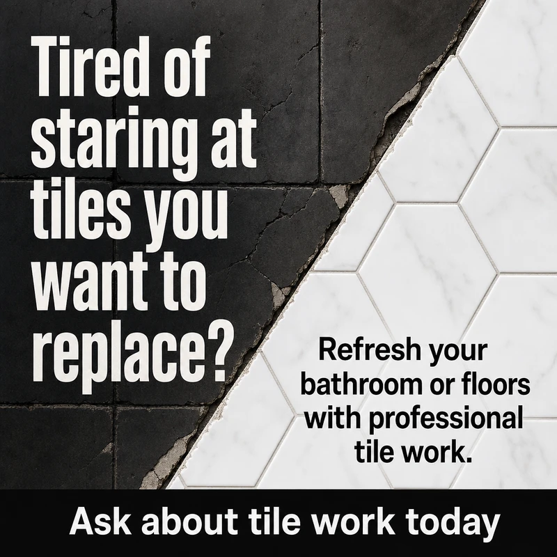 Tired of staring at tiles you want to replace?