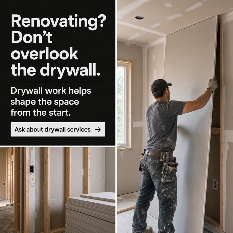Renovating? Don’t overlook the drywall.