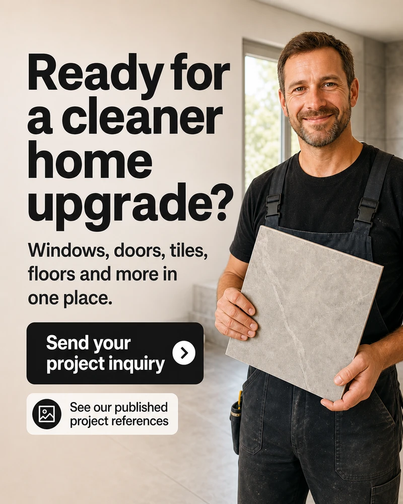 Opielski Bauservice ad — Ready for a cleaner home upgrade? 4:5