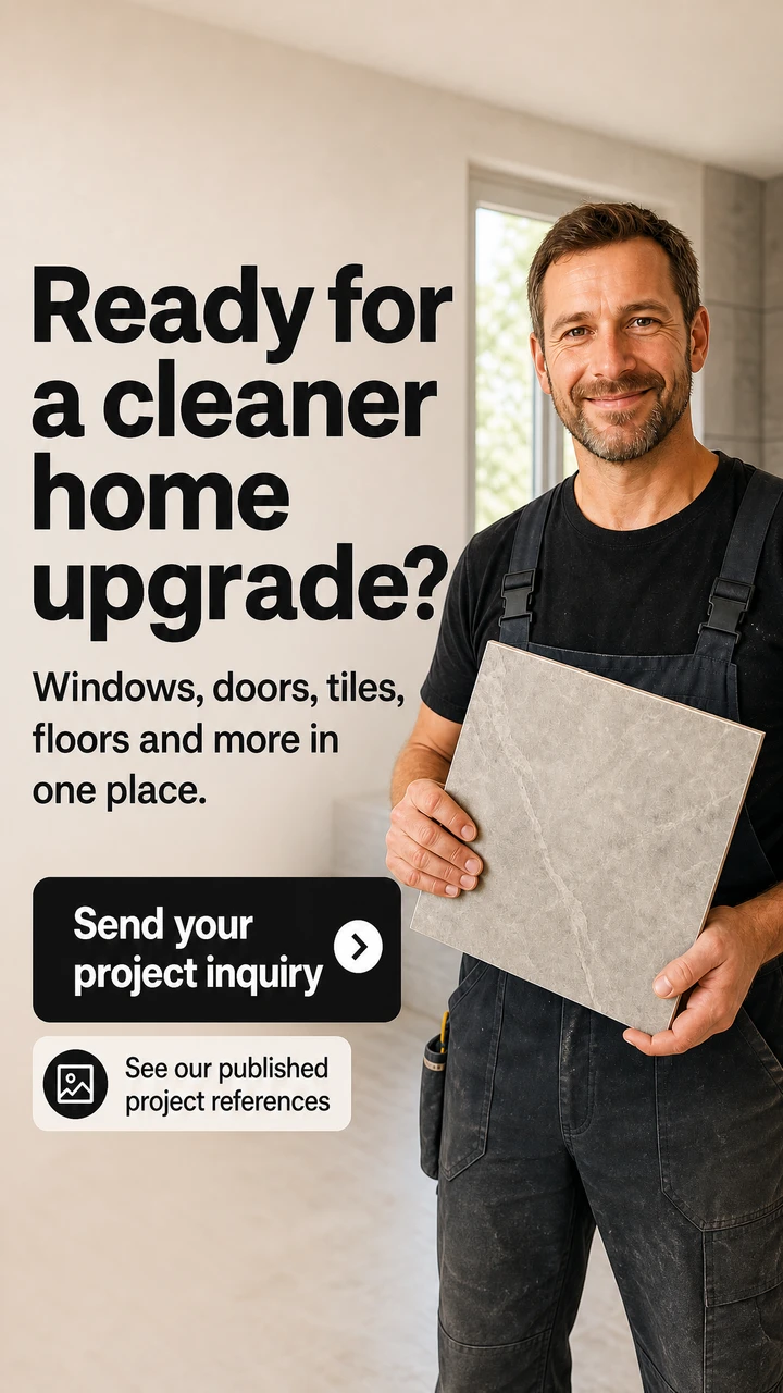 Opielski Bauservice ad — Ready for a cleaner home upgrade? 9:16