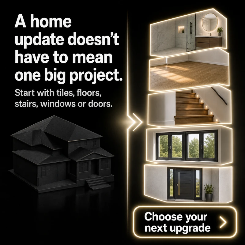 A home update doesn’t have to mean one big project.