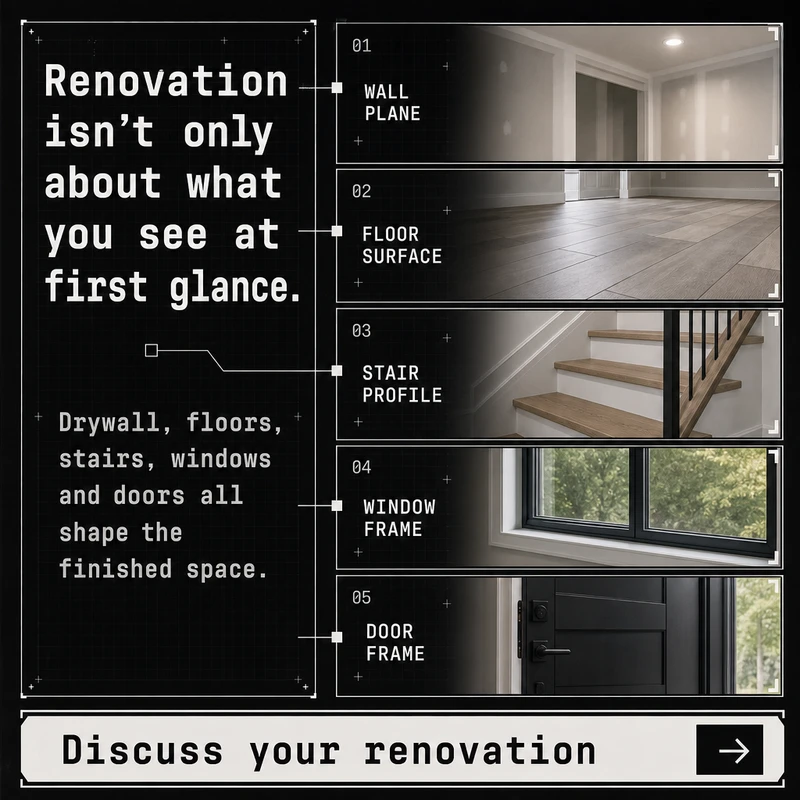 Renovation isn’t only about what you see at first glance.