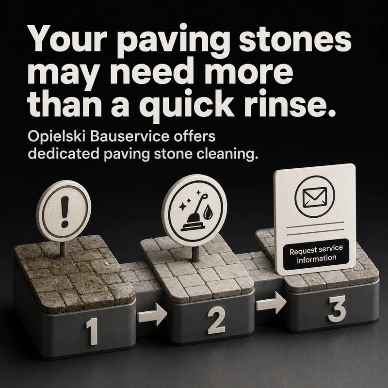 Your paving stones may need more than a quick rinse.