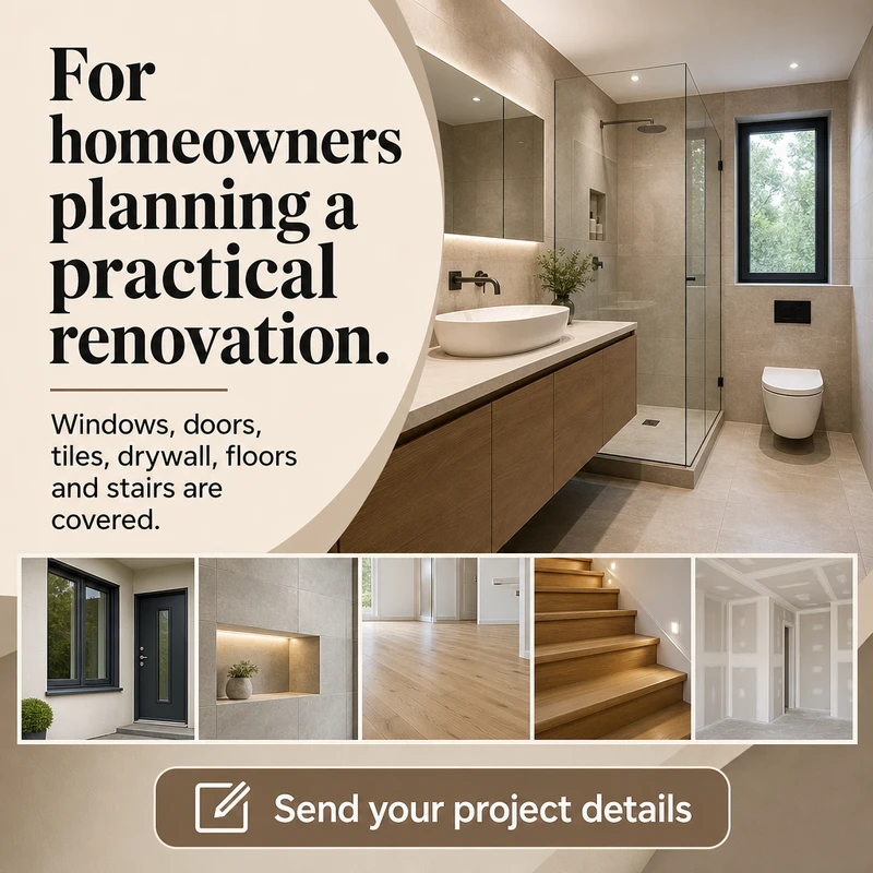 For homeowners planning a practical renovation.