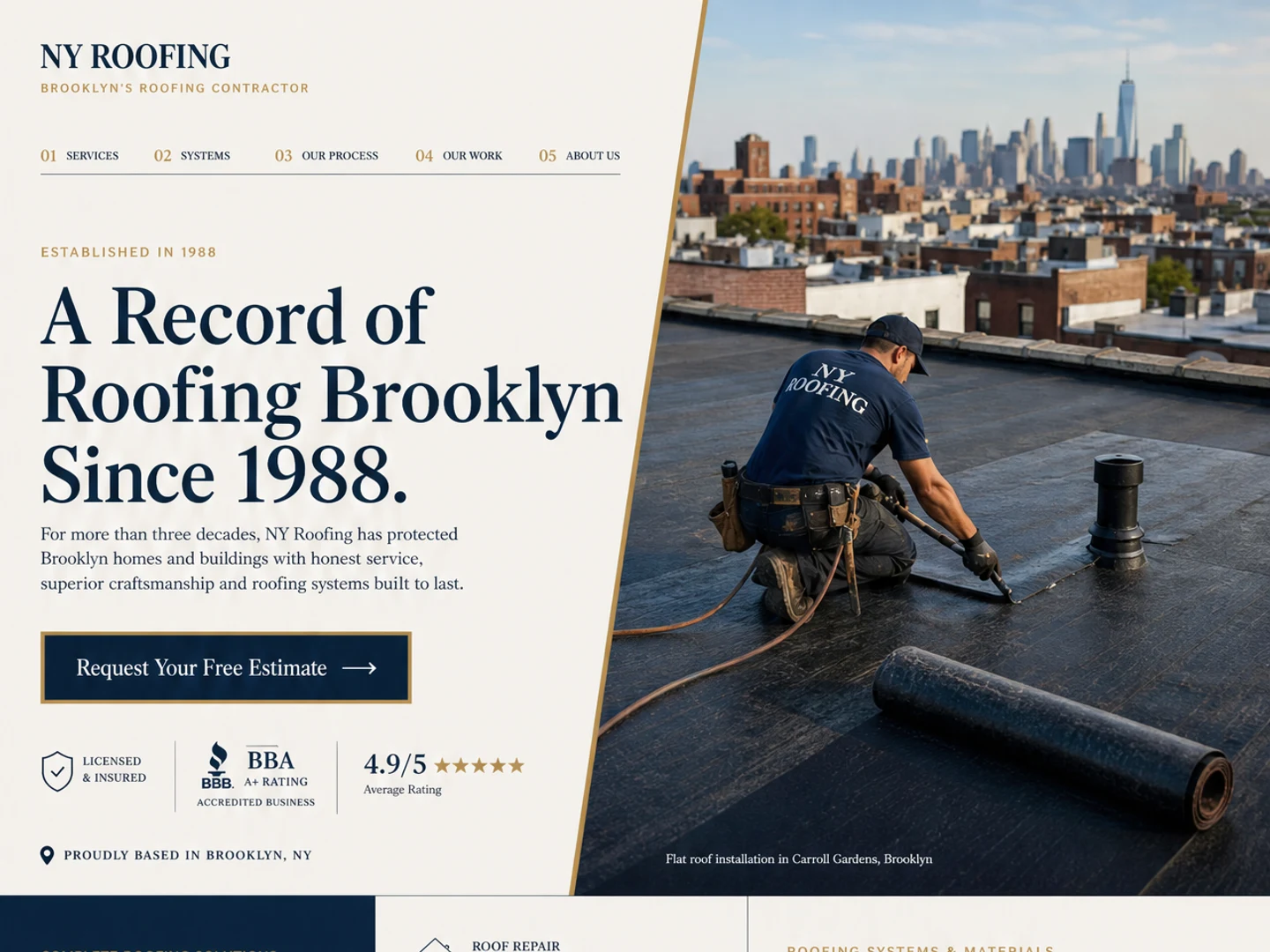 Record of Roofing — A Record of Roofing Brooklyn Since 1988.