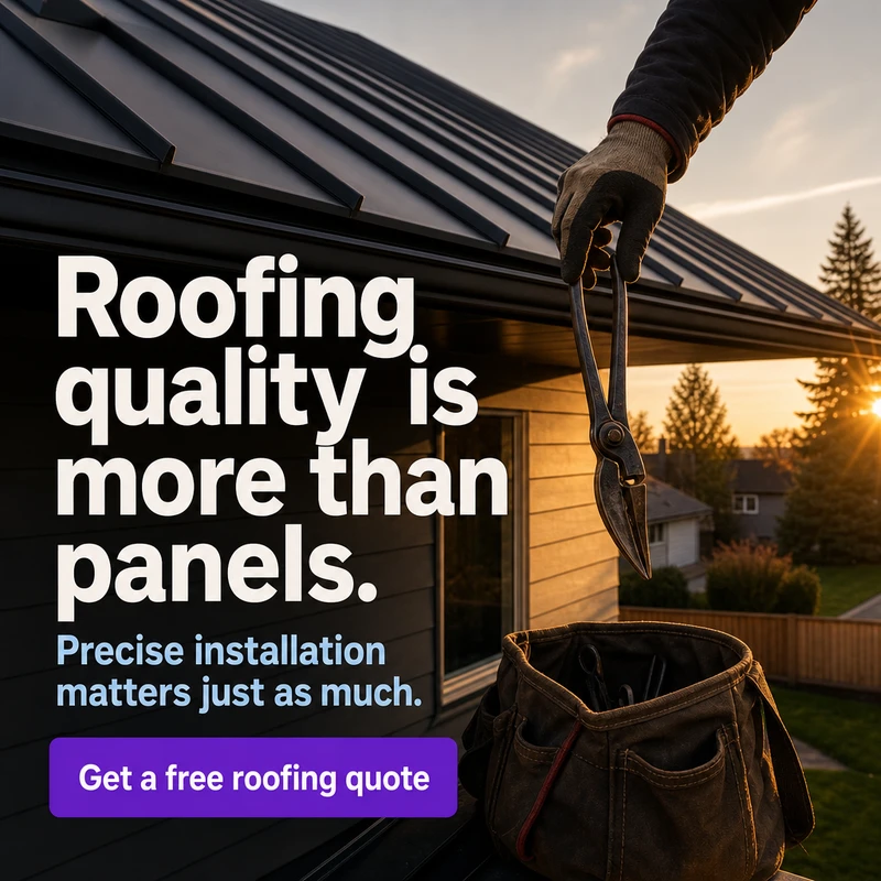 Roofing quality is more than panels.