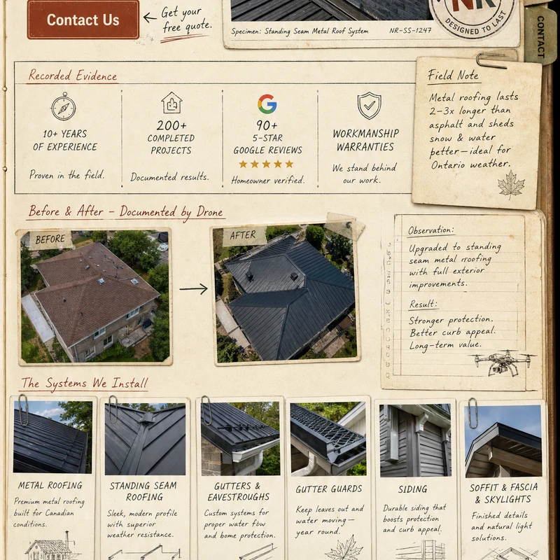Why can metal roofing fall short?
