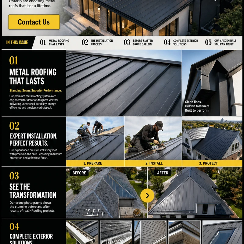 Metal roofing without the guesswork.