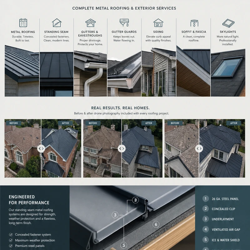 Instead of cutting corners on roofing.