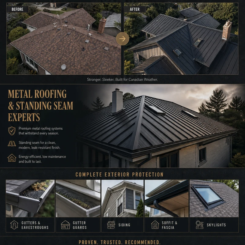 Upgrade to standing seam steel roofing.